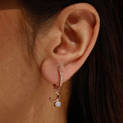 Dream Protection - Moonstone Earrings - Num-Magic