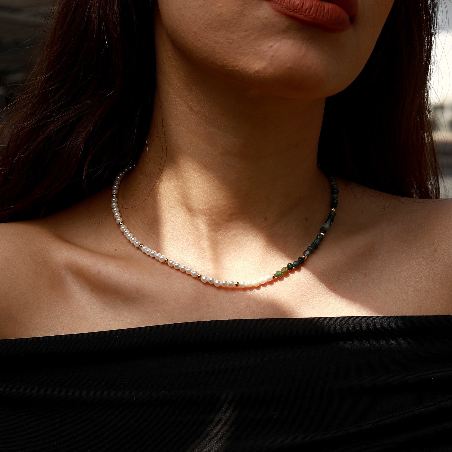 Love Nurturing - Moss Agate Necklace - Num-Magic