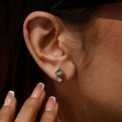 Restorative Calm - Moss Agate Earrings - Num-Magic