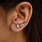 Spiritual Growth - Moonstone Earrings - Num-Magic