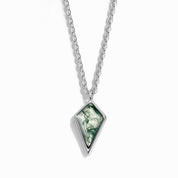 Protection Shield - Moss Agate Necklace - Num-Magic