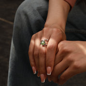 Healing Energy - 2PCS Moss Agate Rings - Num-Magic
