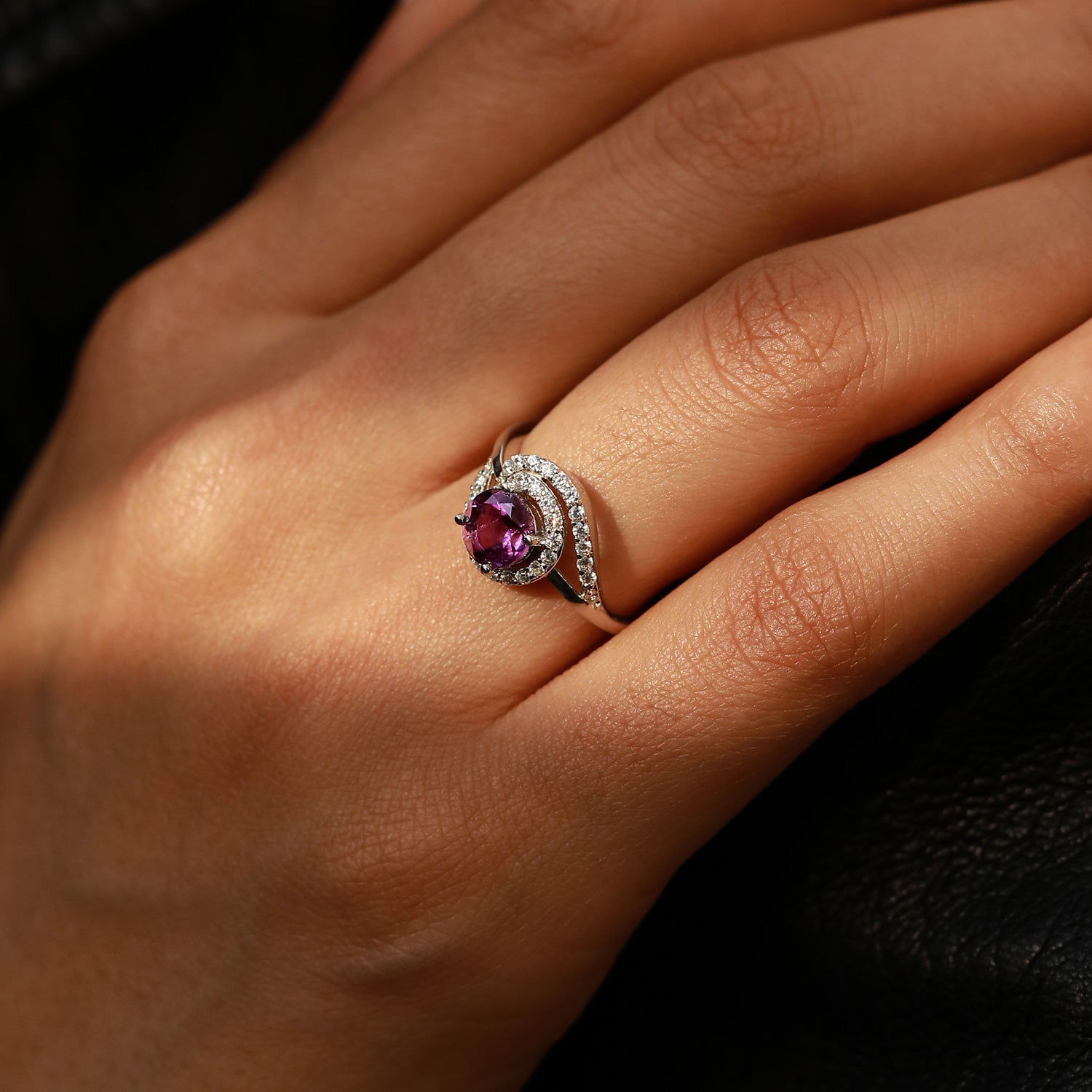 Peaceful Sleep - Amethyst Rings - Num-Magic