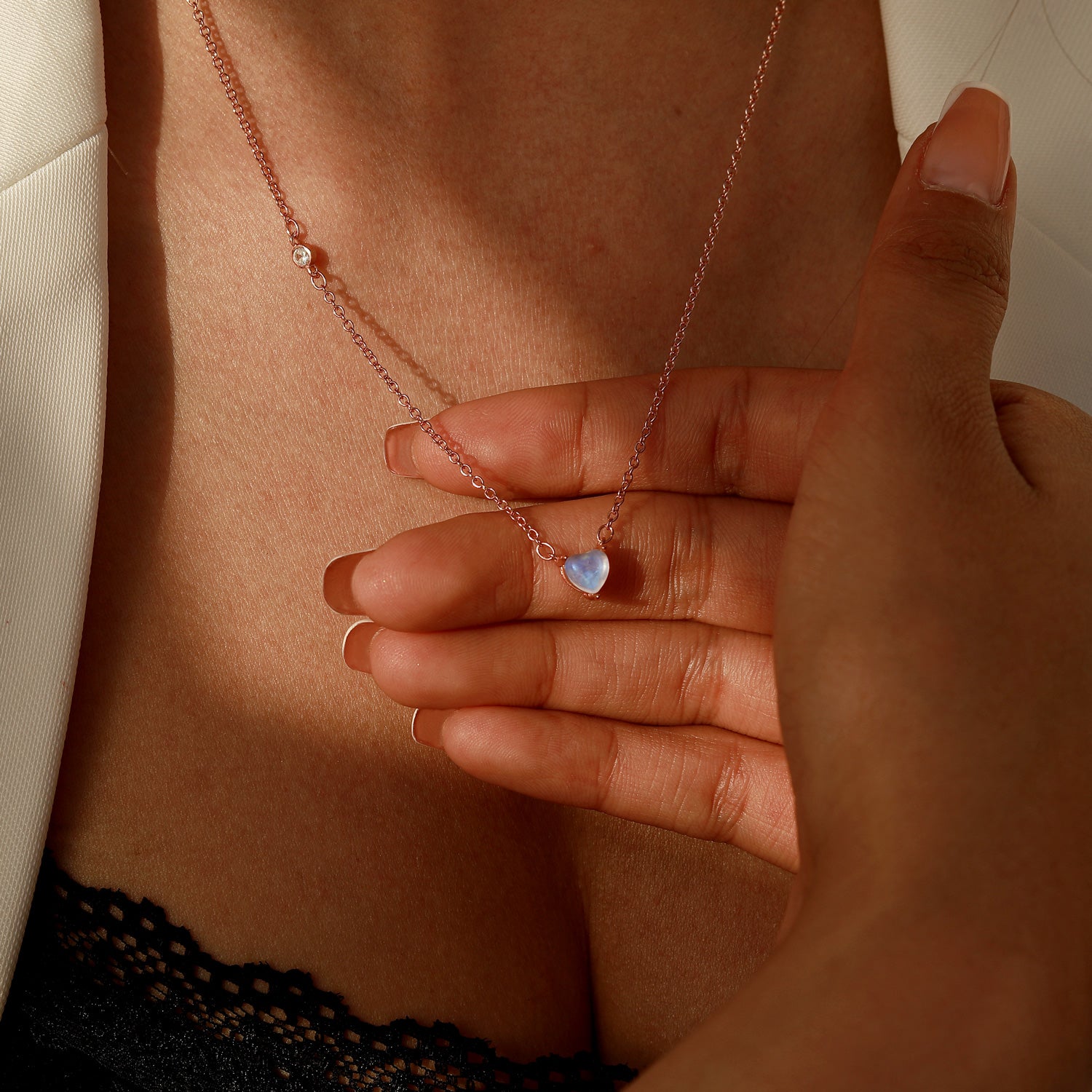 Better Sleep - Moonstone Necklace - Num-Magic