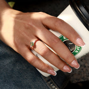 Joyful Spirit - Moss Agate Rings - Num-Magic