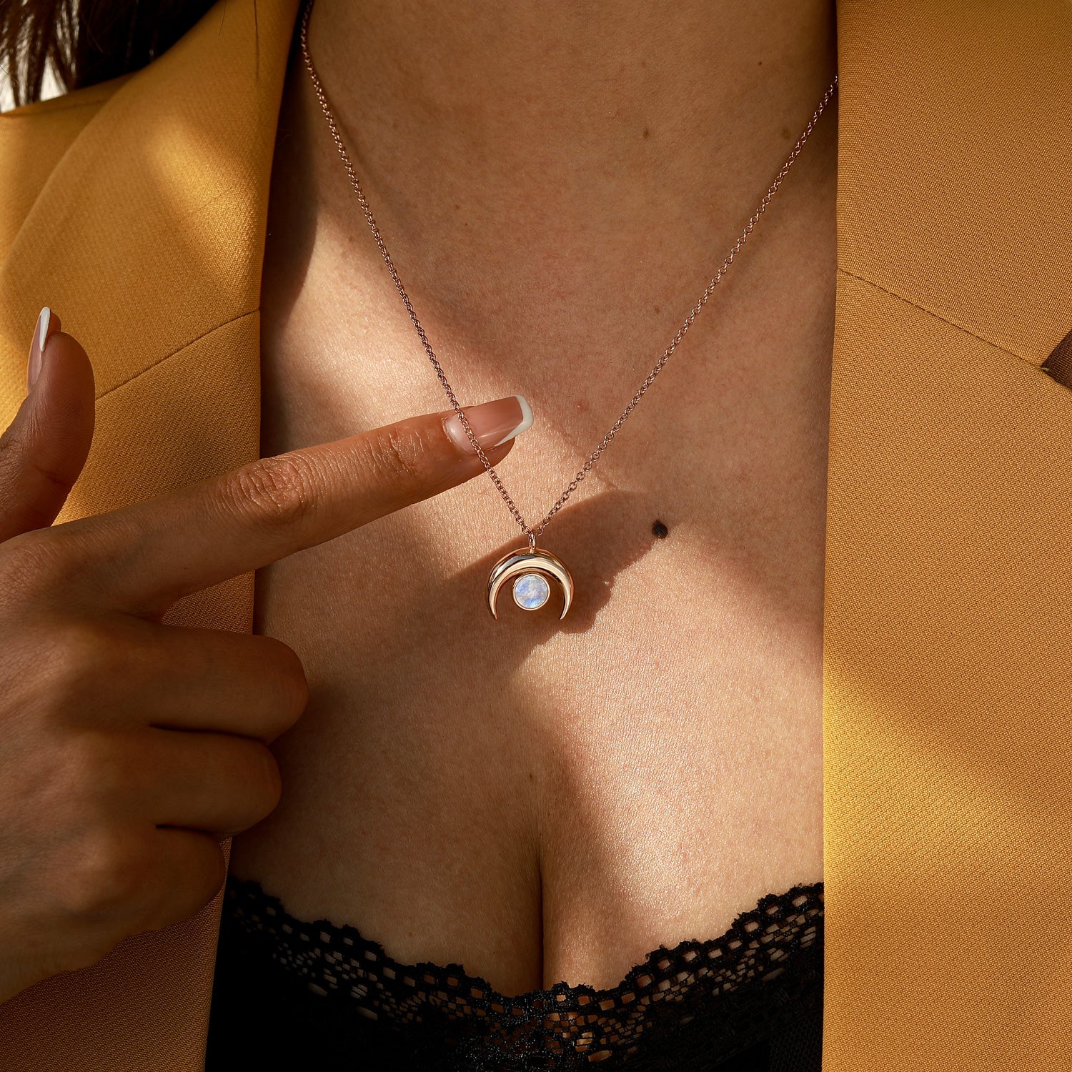 Stress Relief - Moonstone Necklace - Num-Magic