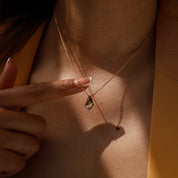 Peaceful Aura- Moss Agate Necklace - Num-Magic