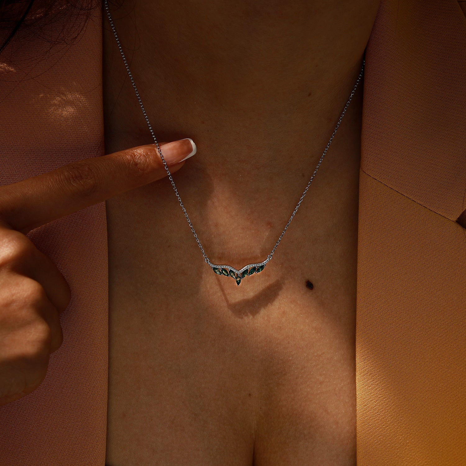 Clarity Gaining - Moss Agate Necklace - Num-Magic