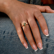 Healing Touch - 2PCS Moss Agate Rings - Num-Magic