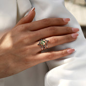 Creativity Boost - 3PCS Moss Agate Rings - Num-Magic
