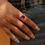 Emotional Balance - Garnet Rings - Num-Magic