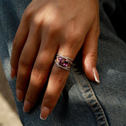 Spiritual Protection - Amethyst Rings - Num-Magic