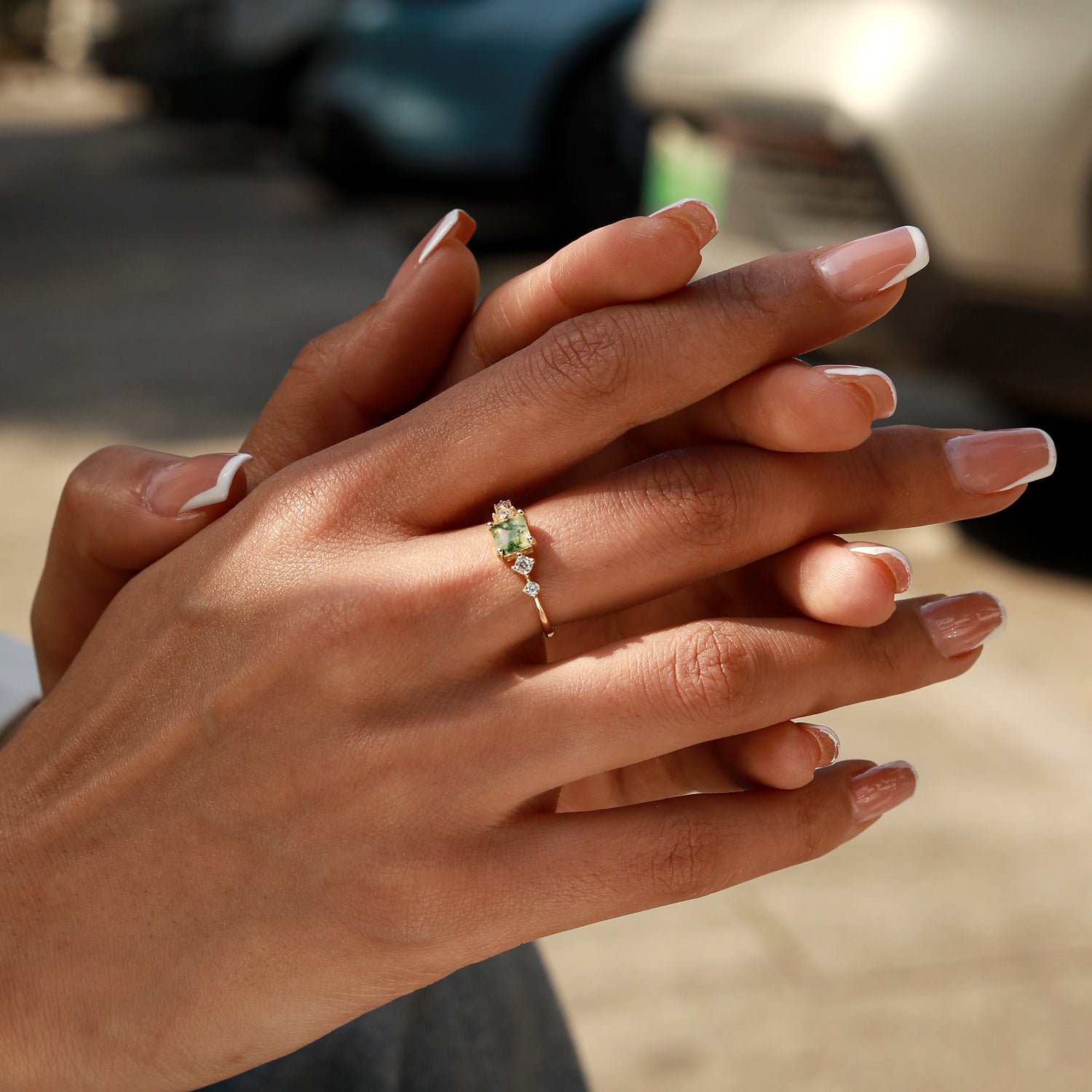 Stress Relief - Moss Agate Rings - Num-Magic