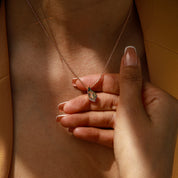 Peaceful Aura- Moss Agate Necklace - Num-Magic