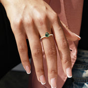 Growth Symbol - Moss Agate Rings - Num-Magic