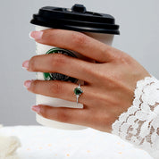 Connection Deepening - Moss Agate Rings - Num-Magic