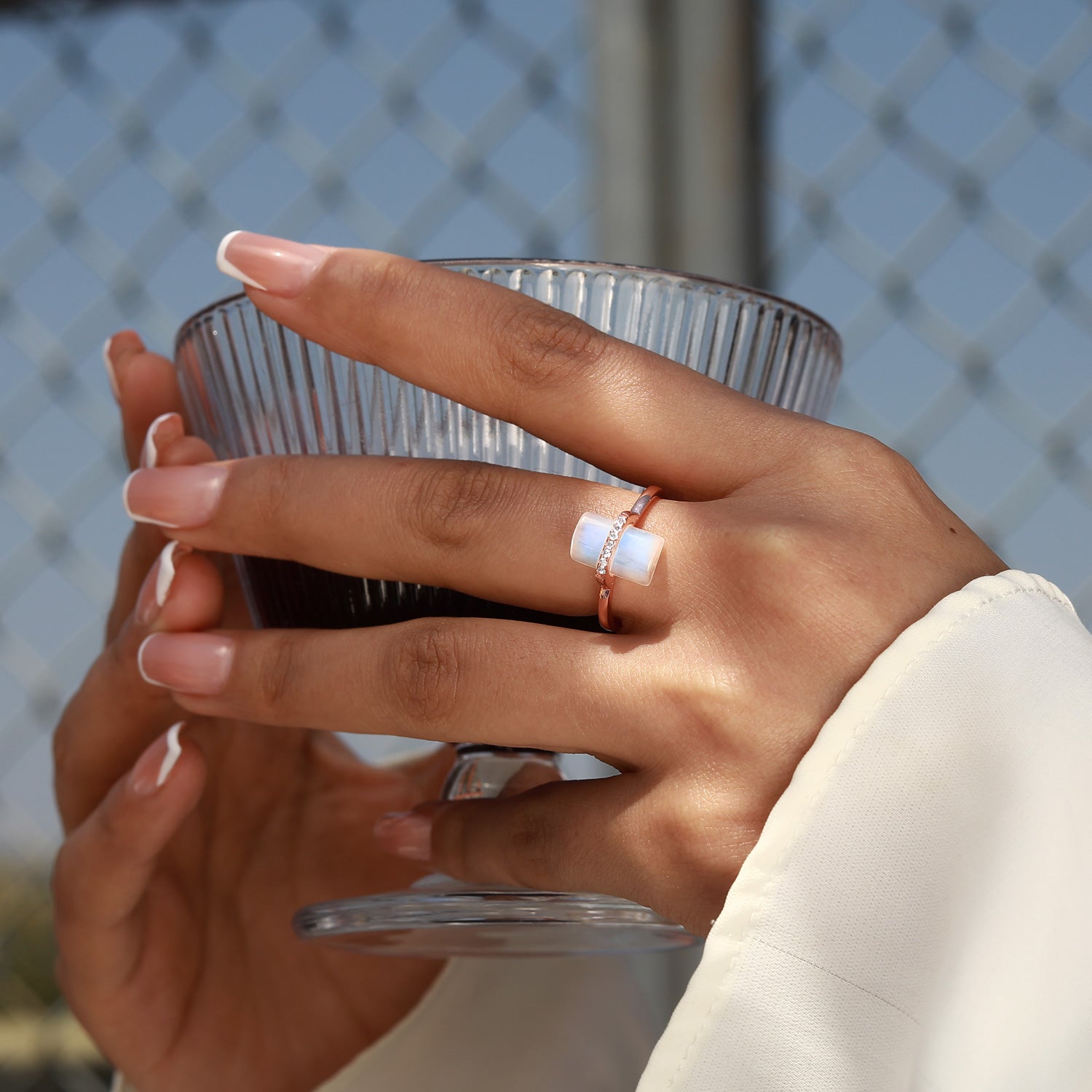 Protection Shield - Moonstone Rings - Num-Magic