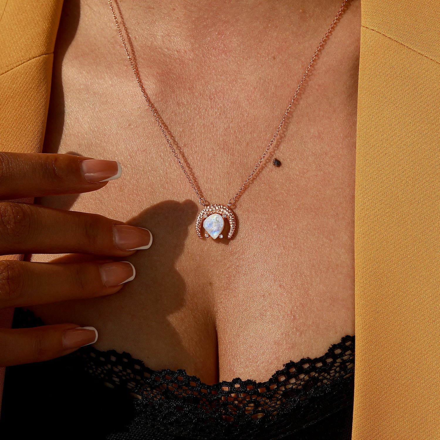 Spiritual Connection - Moonstone Necklace - Num-Magic