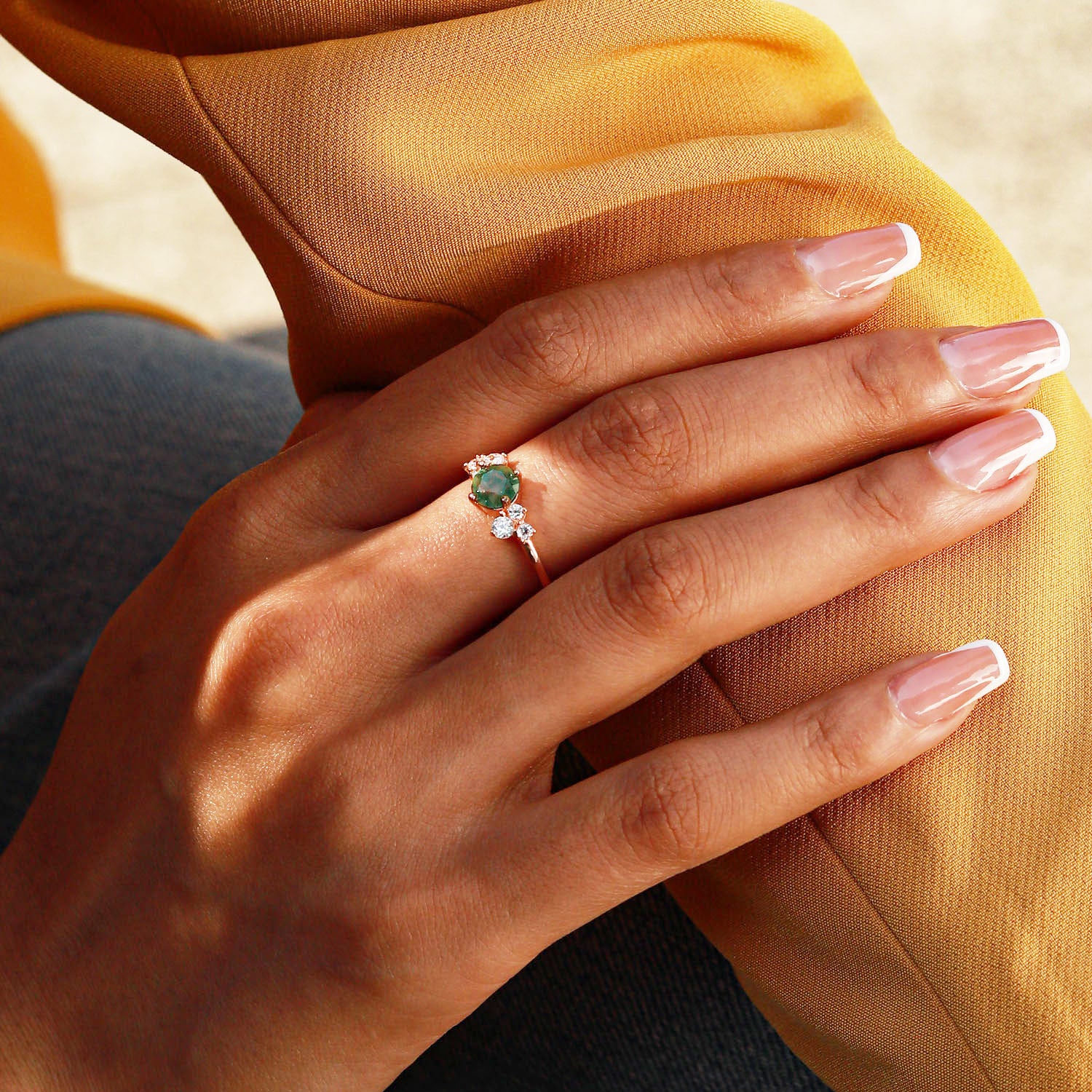 Stability Foundation - Moss Agate Rings - Num-Magic