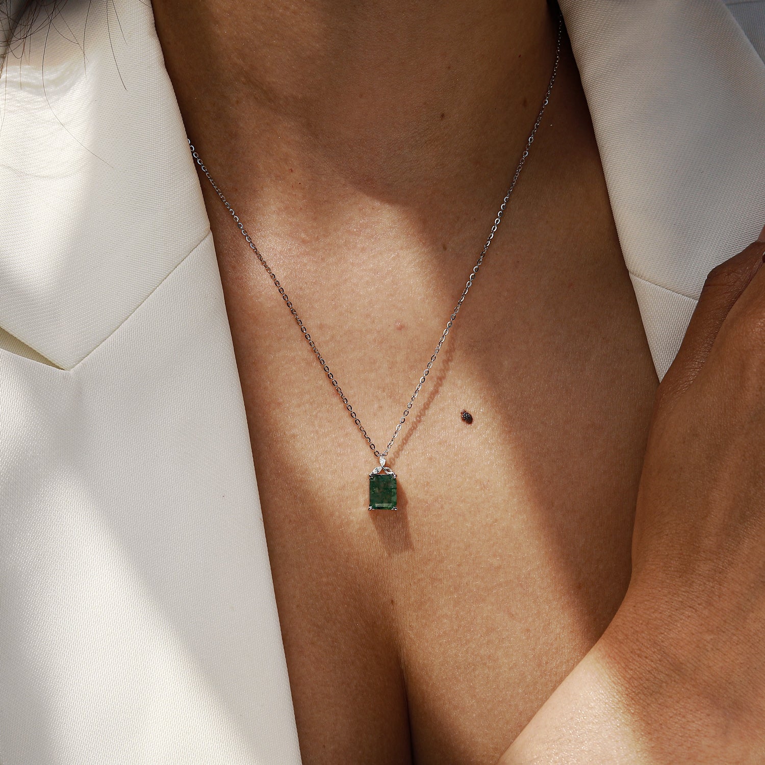 Self-Discovery - Moss Agate Necklace - Num-Magic