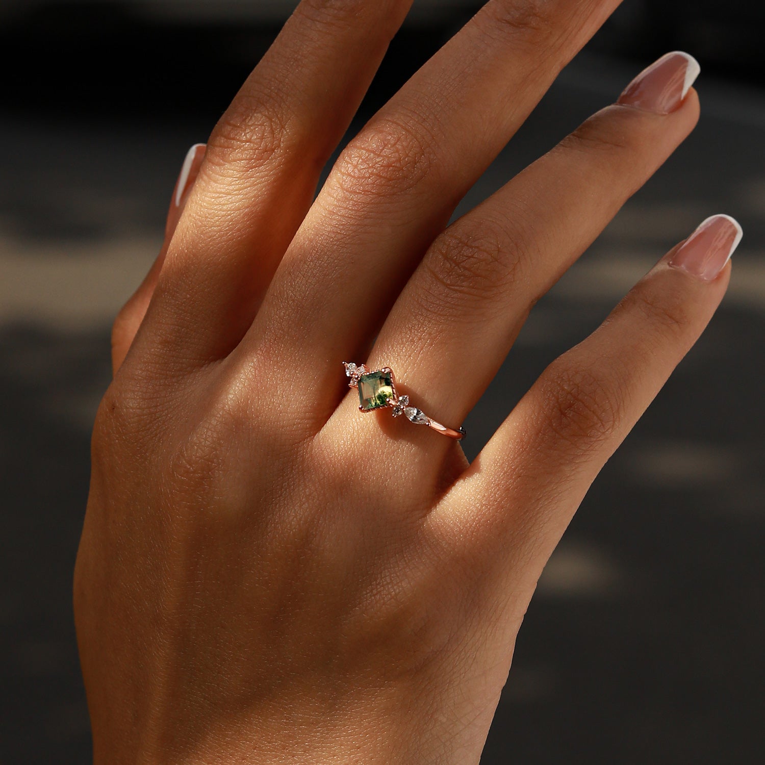Intuition Awakener - Moss Agate Rings - Num-Magic