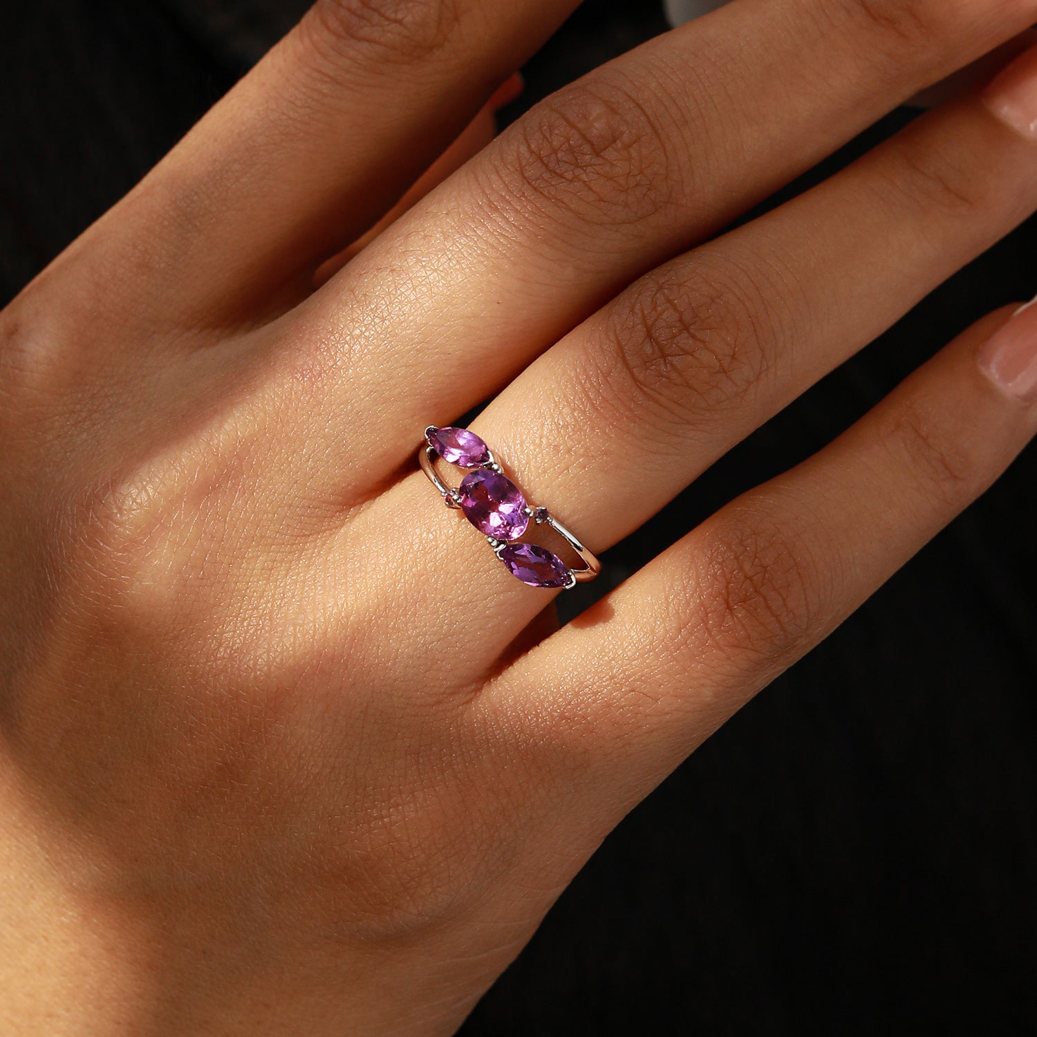 Healing Energy - Amethyst Rings - Num-Magic