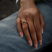 Protection Shield - 3PCS Moss Agate Rings - Num-Magic