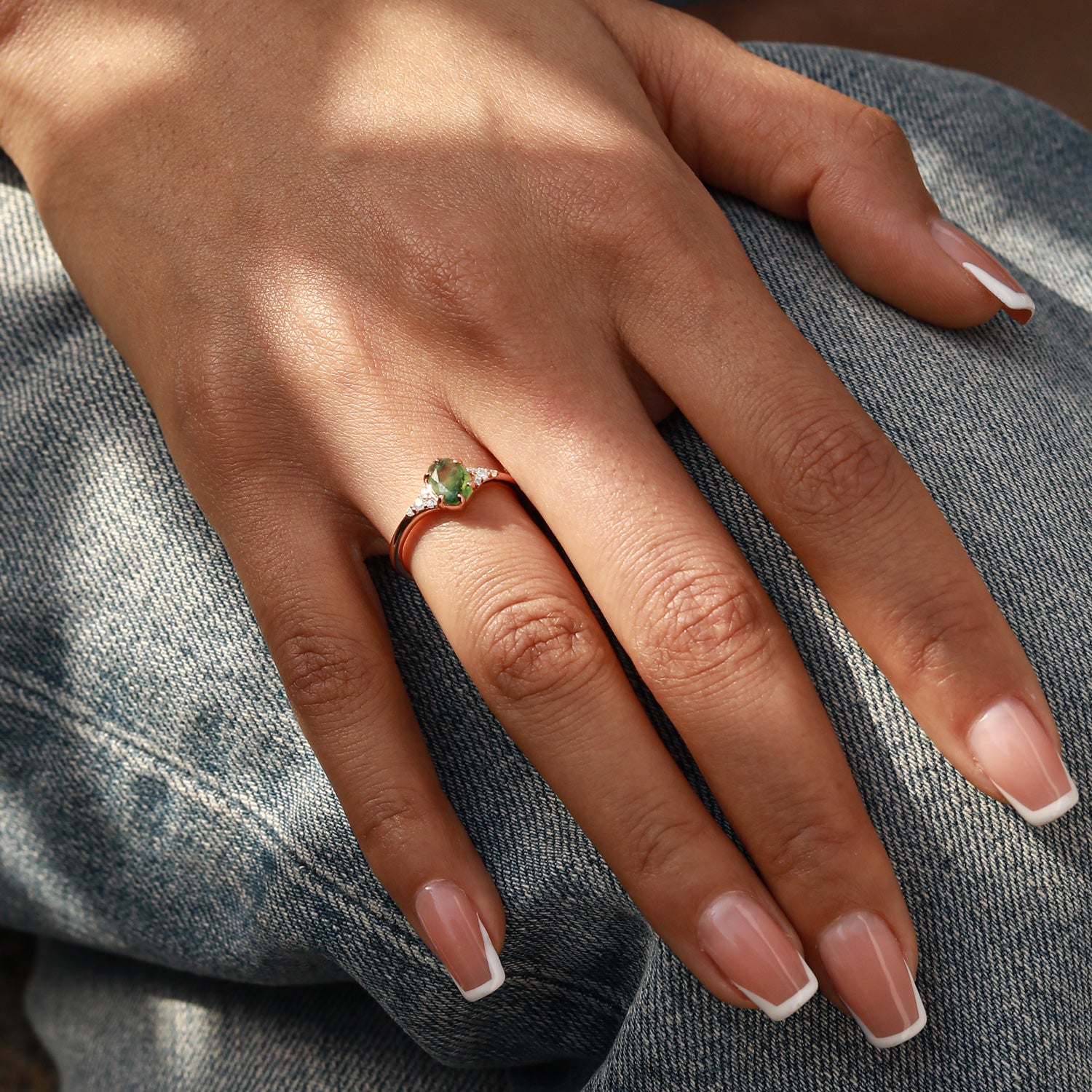 Joyful Spirit - Moss Agate Rings - Num-Magic