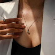 Calmness Inducing - Moss Agate Necklace - Num-Magic