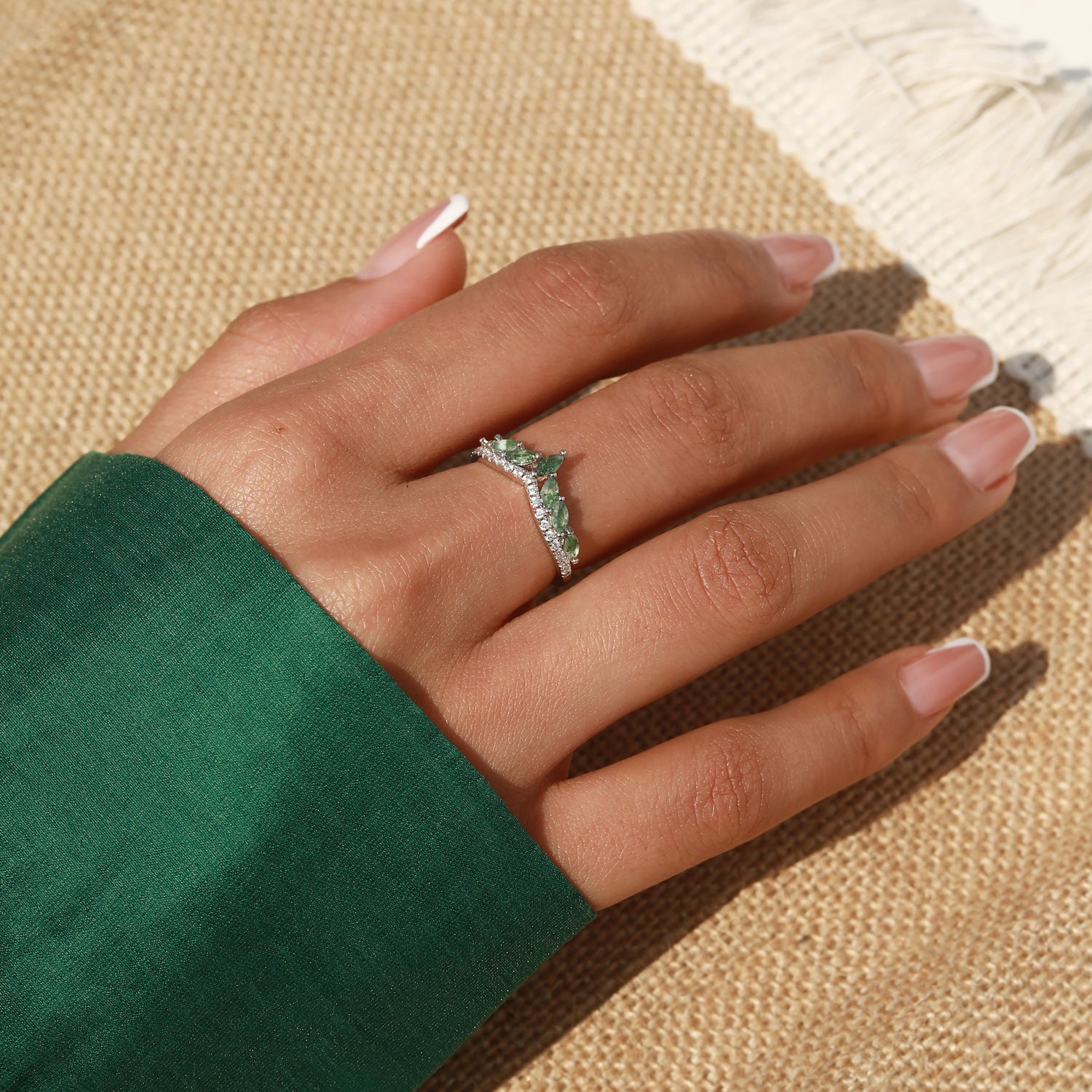 Spiritual Awareness - Moss Agate Rings - Num-Magic