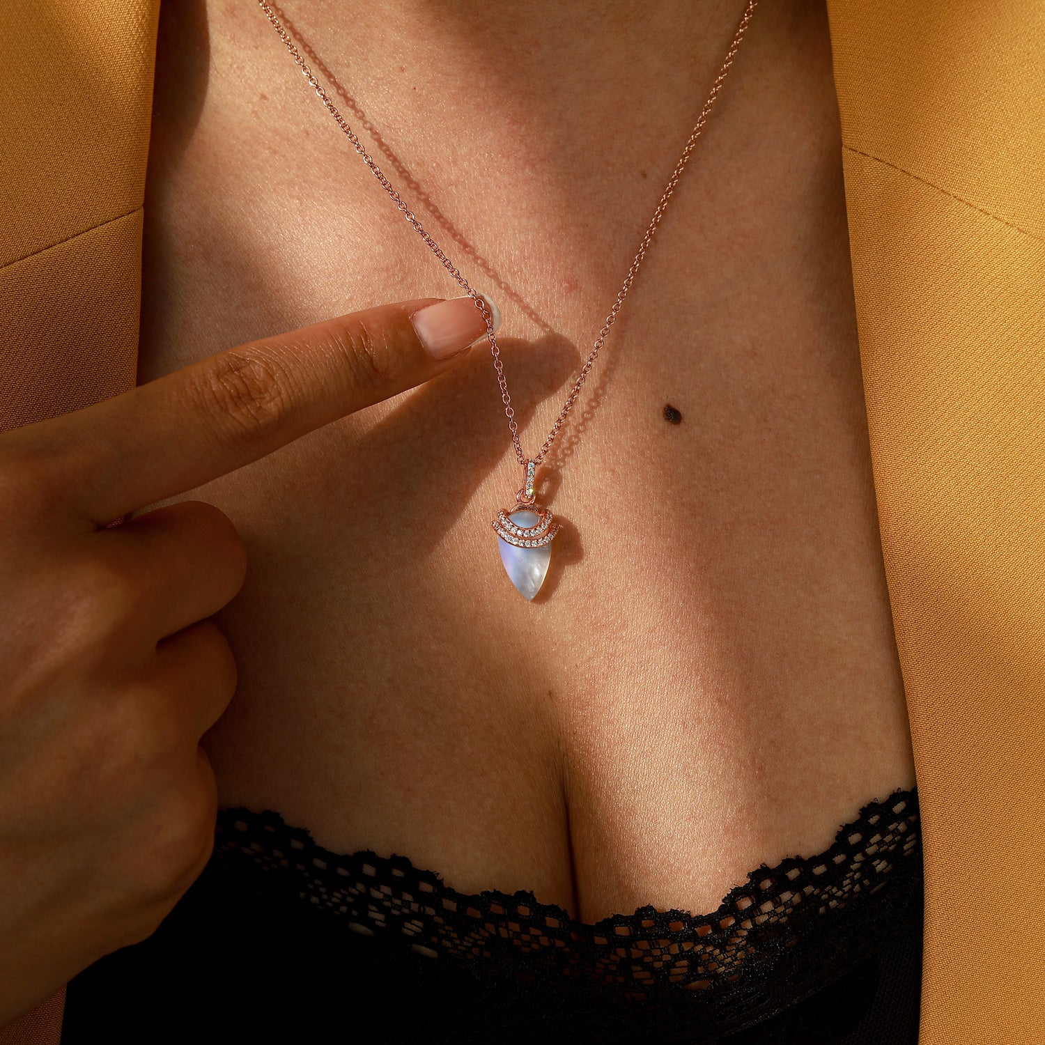 Confidence Building - Moonstone Necklace - Num-Magic