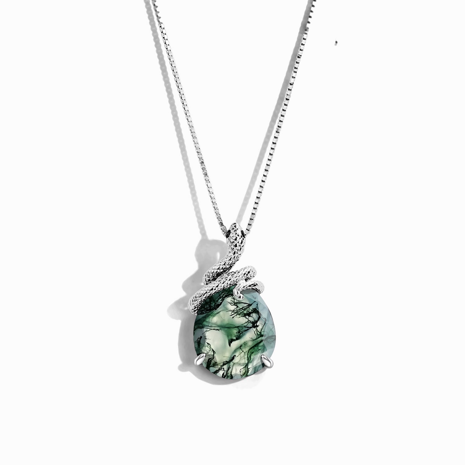 Renewal Energy - Moss Agate Necklace - Num-Magic