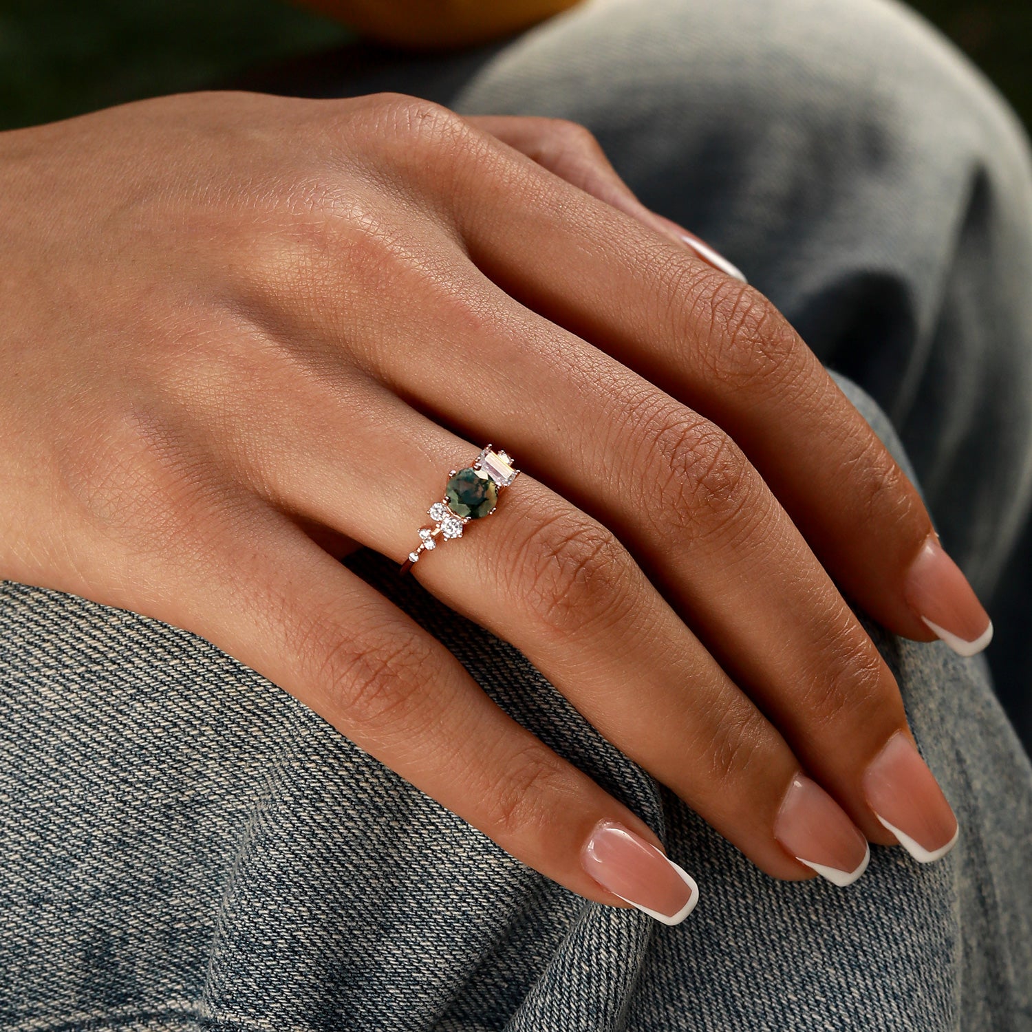 Love Magnet - Moss Agate Rings - Num-Magic