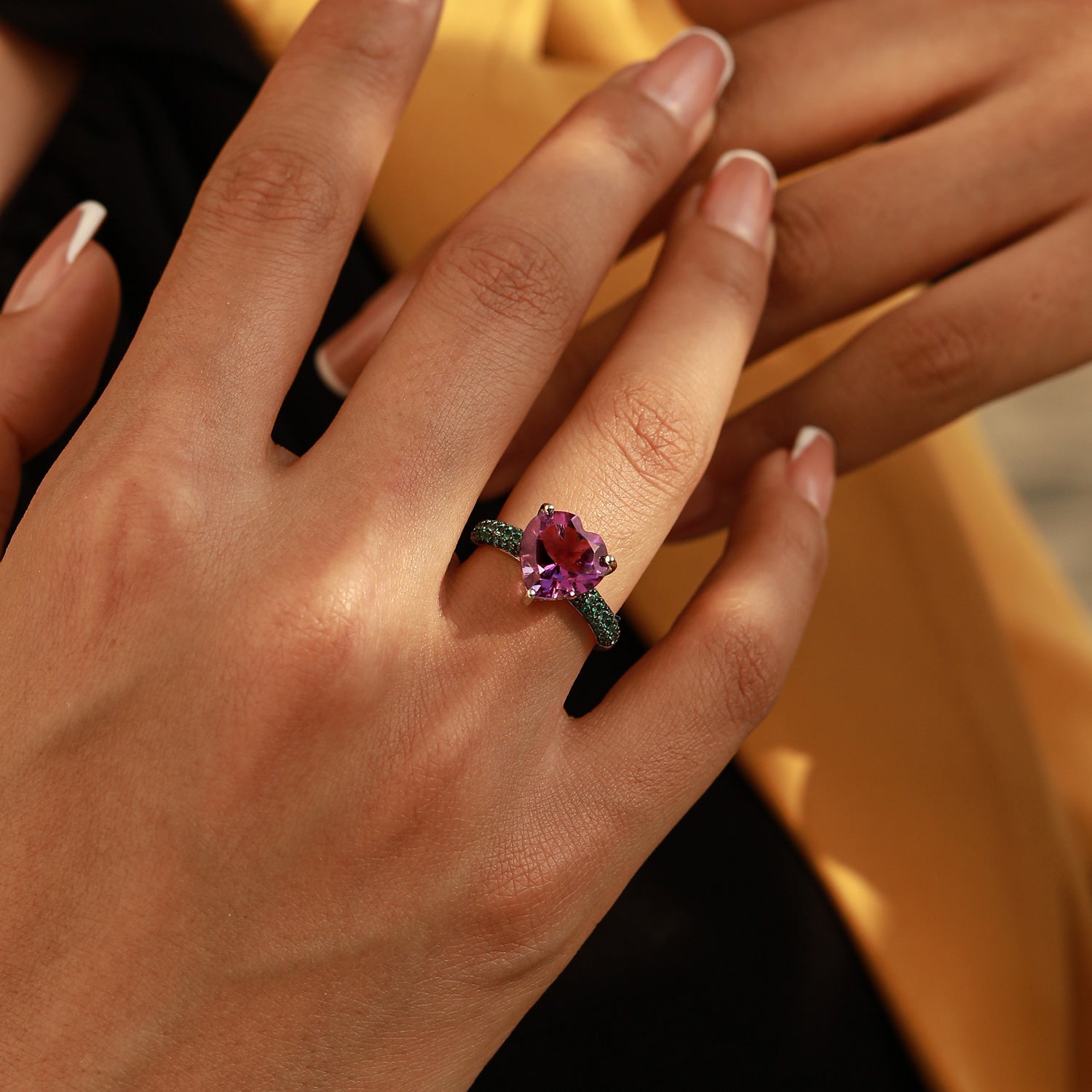 Cleansing Energy - Amethyst Rings - Num-Magic