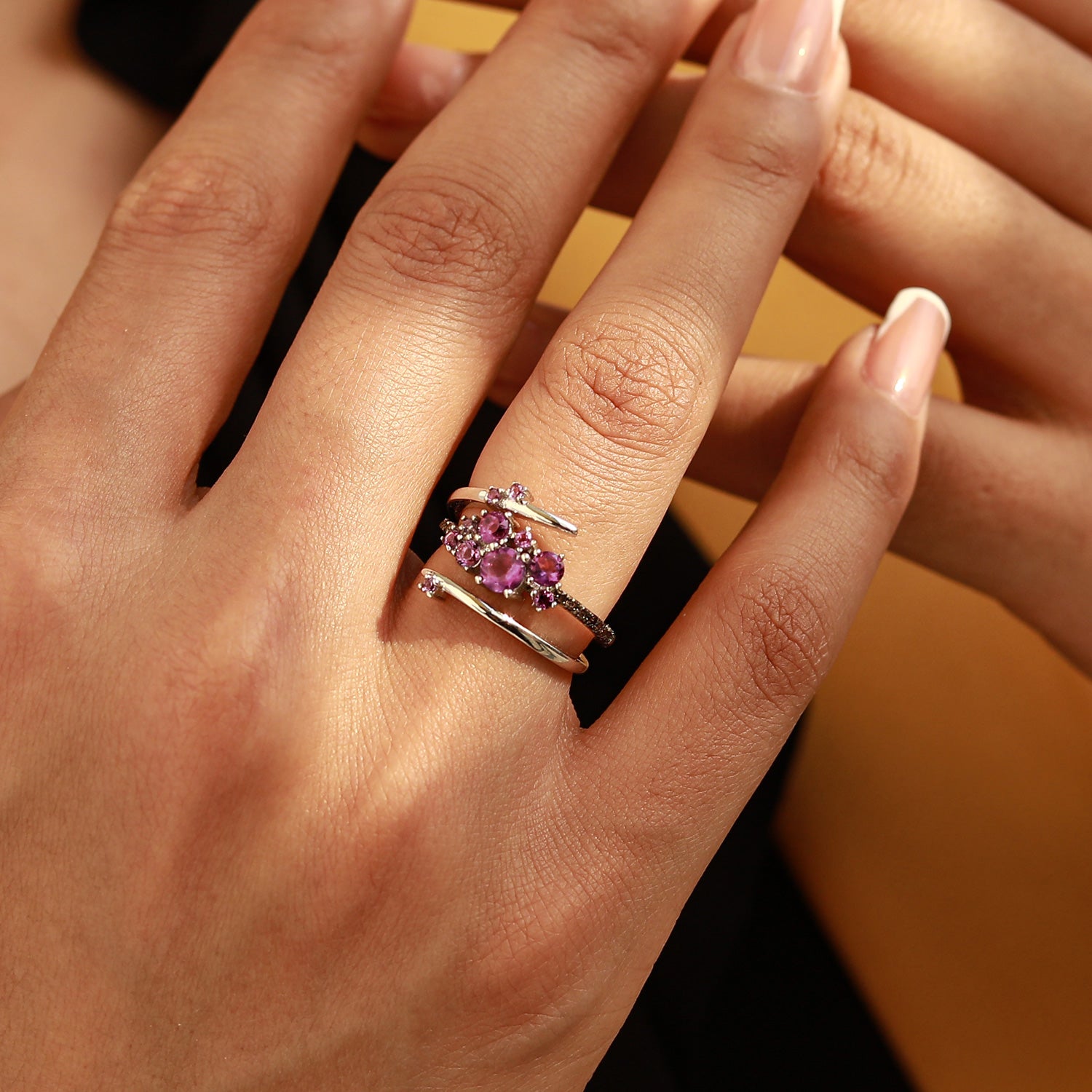 Serenity Inducer - Amethyst Rings - Num-Magic