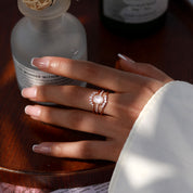 Emotional Healing - 3 PCS Moonstone Rings - Num-Magic