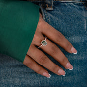 Tranquil Energy - CZ Moss Agate Rings - Num-Magic