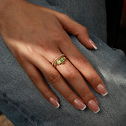 Inner Peace - 2PCS Moss Agate Rings - Num-Magic