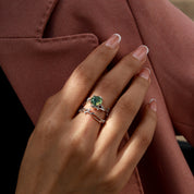 Healing Energy - 2PCS Moss Agate Rings - Num-Magic