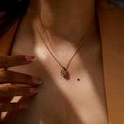Peaceful Aura- Moss Agate Necklace - Num-Magic
