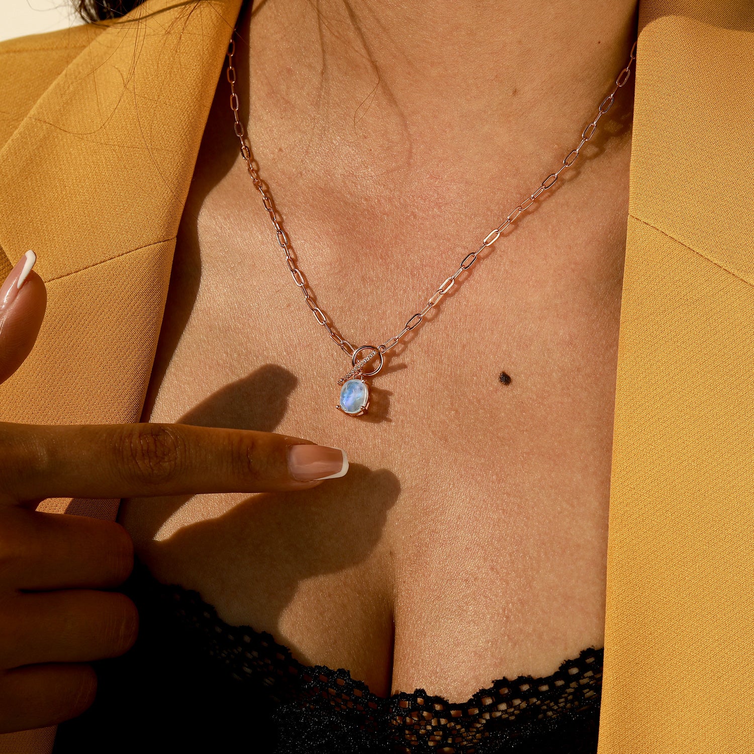 Healing from Breakups - Moonstone Necklace - Num-Magic