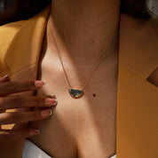 Motivation Spark - Moss Agate Necklace - Num-Magic