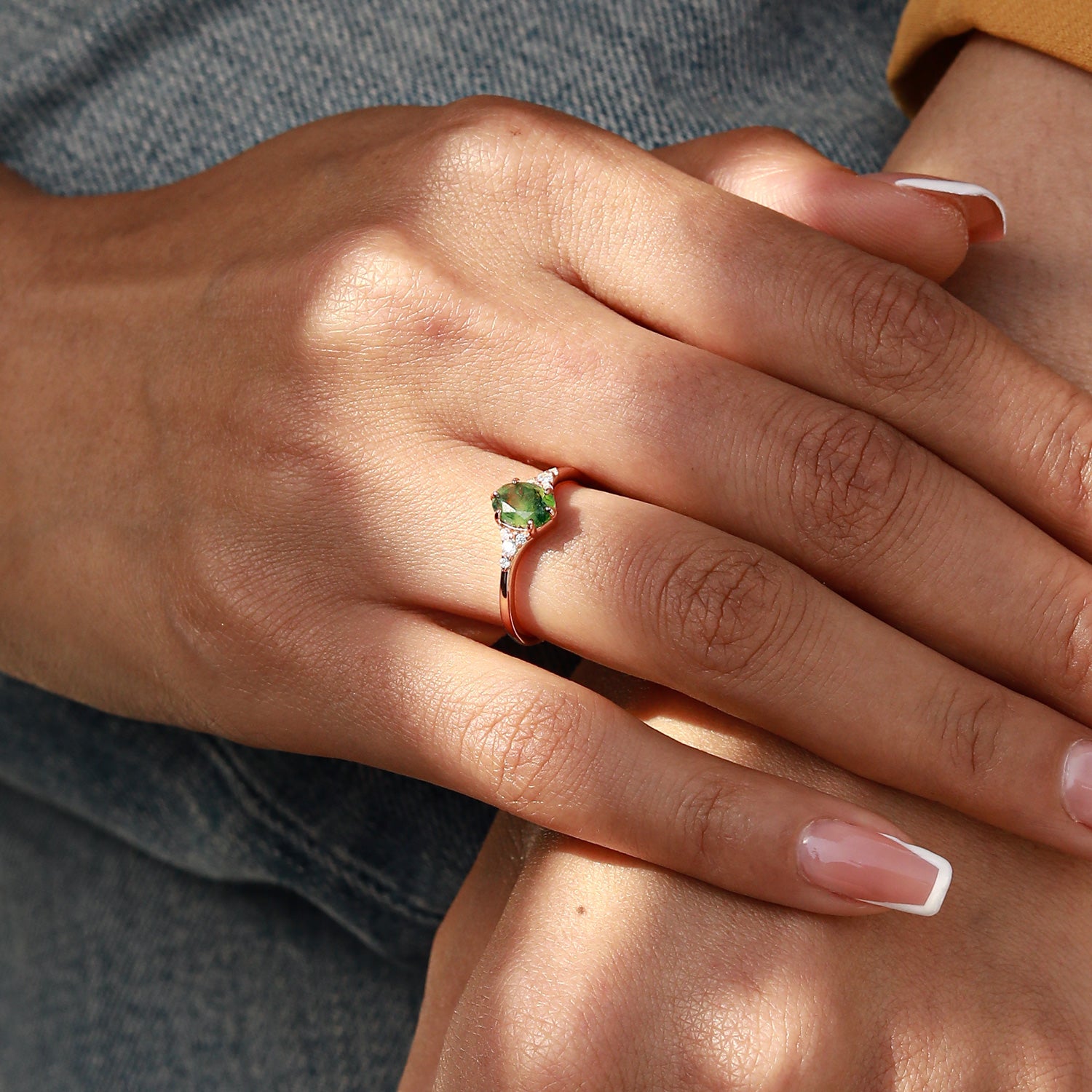 Joyful Spirit - Moss Agate Rings - Num-Magic