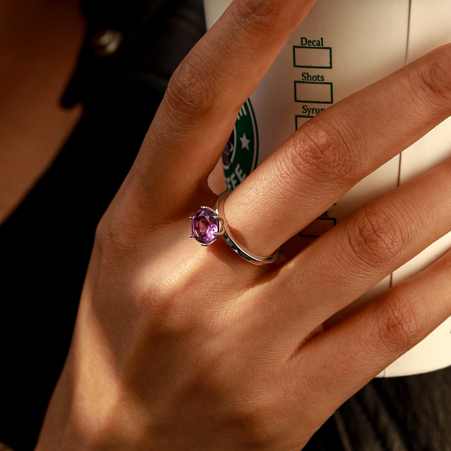 Calm Mind - Amethyst Rings - Num-Magic