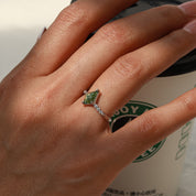 Manifestation Magnet - Moss Agate Rings - Num-Magic