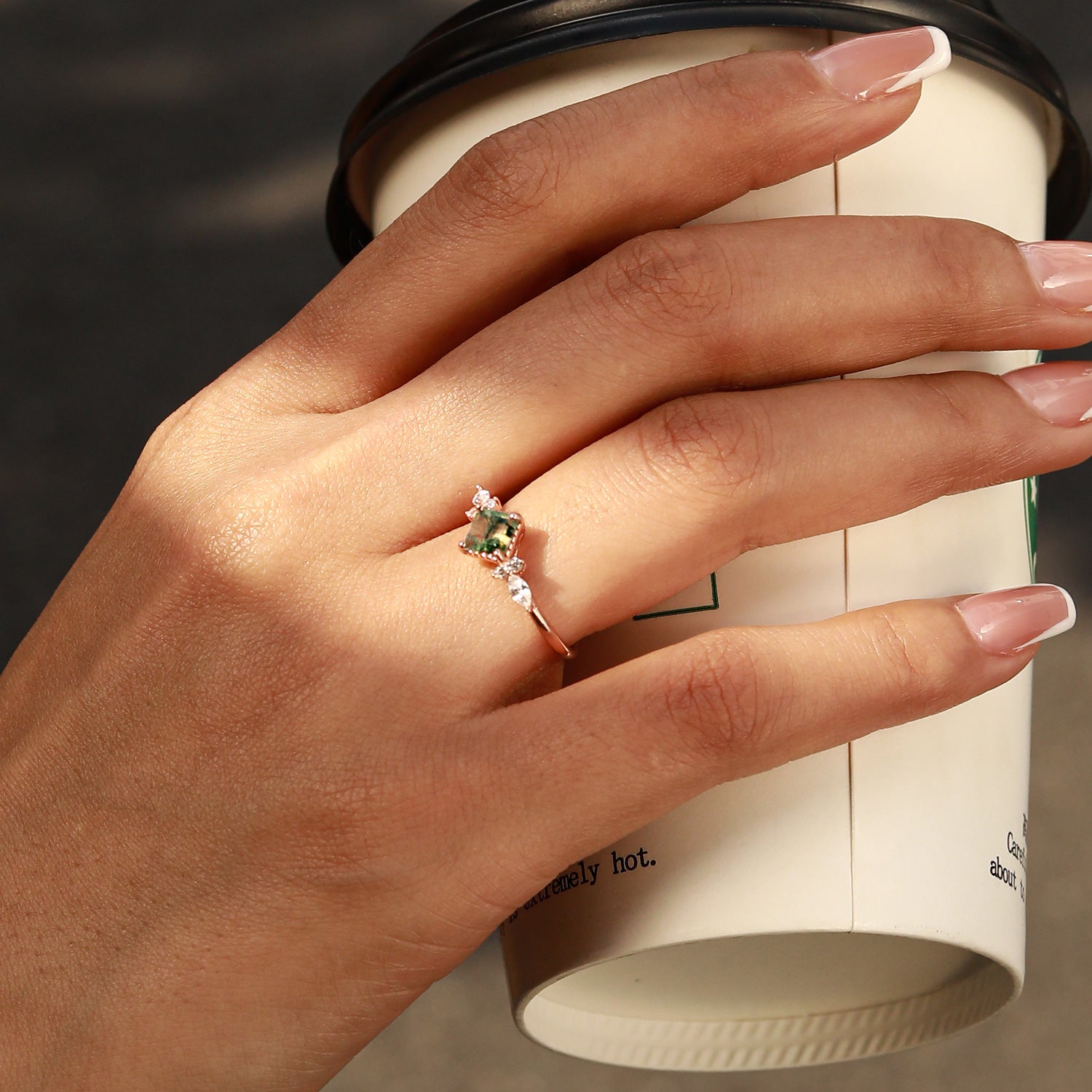 Intuition Awakener - Moss Agate Rings - Num-Magic