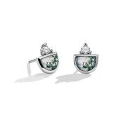 Healing Energy - Moss Agate Earrings - Num-Magic