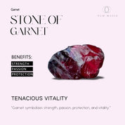 Emotional Balance - Garnet Rings - Num-Magic