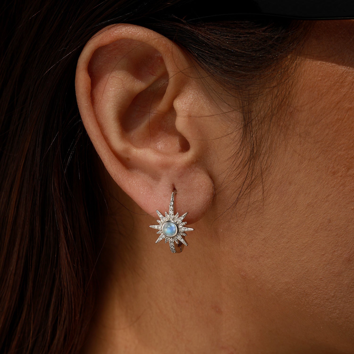 Gentle Power - Moonstone Earrings - Num-Magic