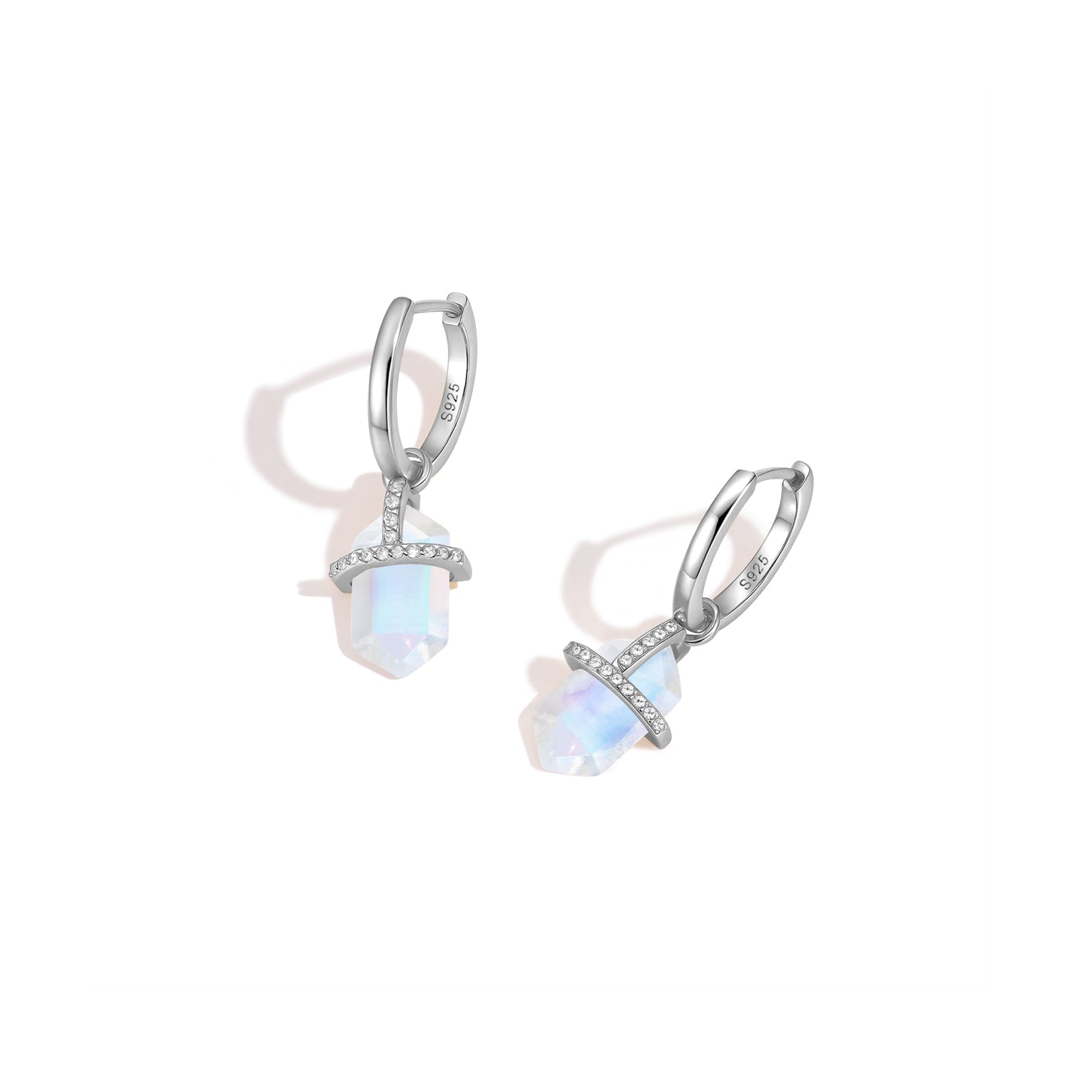 Joyful Heart - Moonstone Earrings - Num-Magic